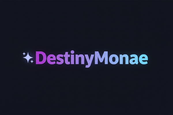 DestinyMonae Dark Logo with Icon